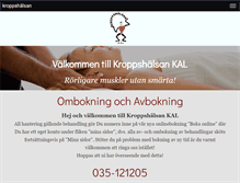 Tablet Screenshot of kroppshalsan.com